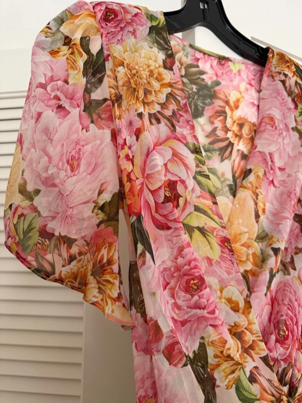 Bronx and Banco Pink Floral Maxi Dress - Picture 3 of 8